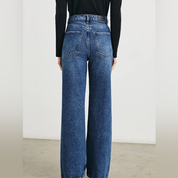 Rails The Getty High Rise Wide Leg Jeans size 31 Moonlit Ocean - Picture 2 of 9